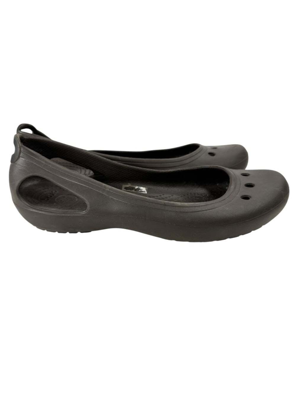 Crocs Kadee Ballet Flats Brown Croslite Slip On Comfort Shoes Womens 9